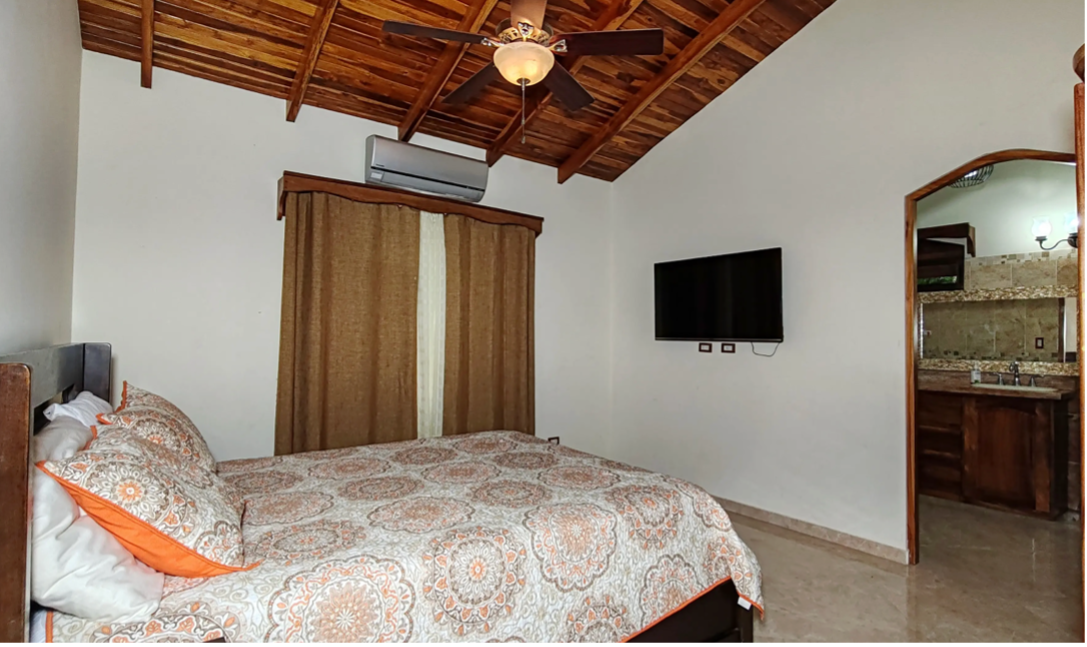 Casa Rosa Bedroom With AC bedroom with ac casa rosa costa rica