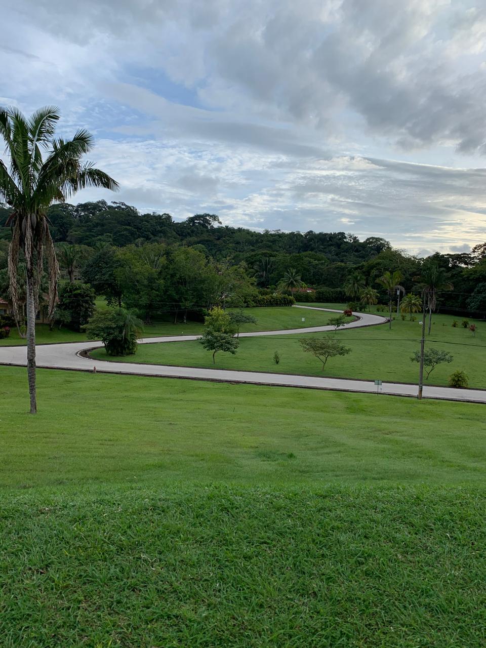 landscaped green areas inside loma verde community costa rica