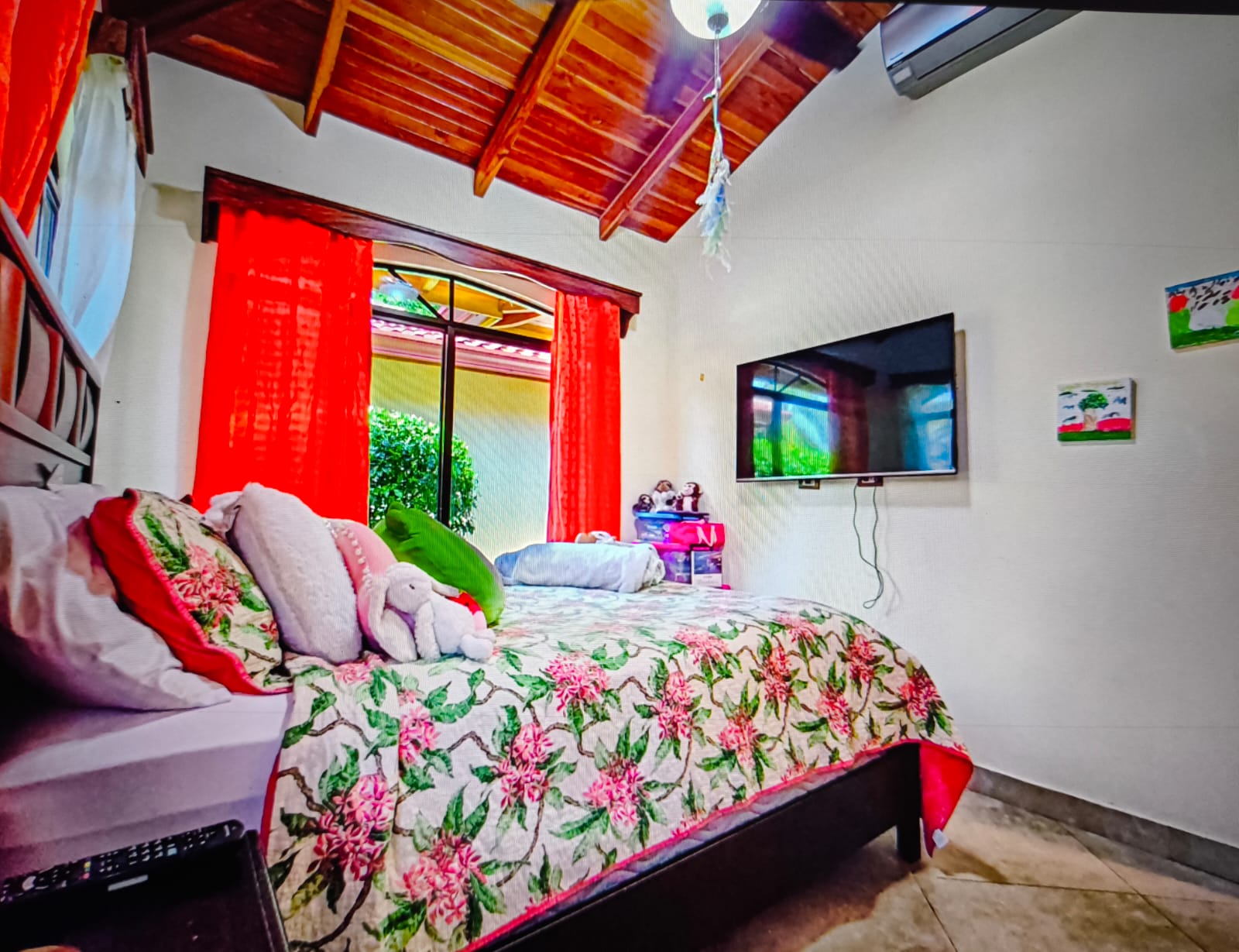 bedroom interior with natural light villa serenity
