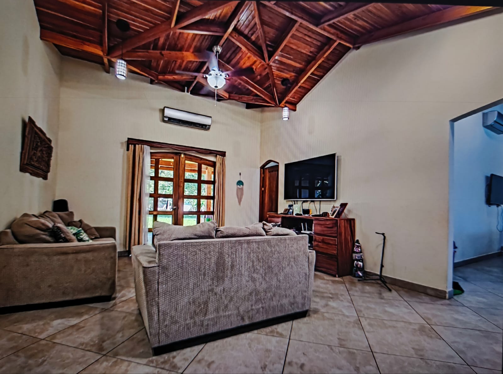 lounge and tv area villa serenity interior